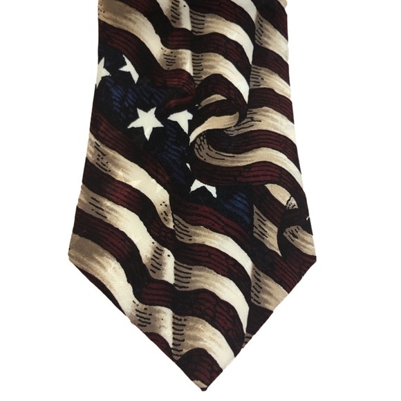 TANGO by Max Raab silk tie Americana Series The First Star Spangled Banner - Picture 1 of 5